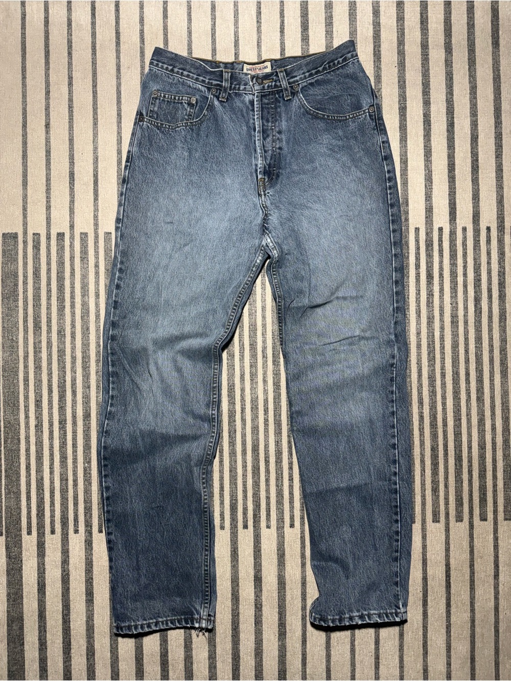 Vintage 90s Guess Jeans Made in Canada High Rise Straight Leg Size 30/34